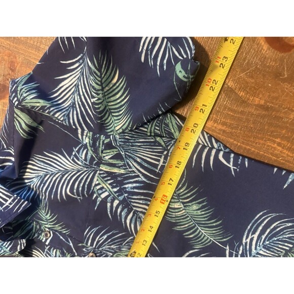 Projek Raw Short Sleeve Men's Size PS lightweight Hawaiian Button Outdoor Shirt - Picture 5 of 6